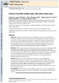 Cover page: Evidence that nuclear factor IA inhibits repair after white matter injury