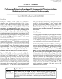 Cover page: Performance Enhancing Drug Use with Consequential Thromboembolism, Rhabdomyolysis and Hypertrophic Cardiomyopathy