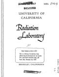 Cover page: ON THE ANALYSIS OF BUBBLE CHAMBER TRACKS