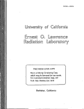 Cover page: THE DISCOVERY OF A NEW FERMIUM ISOTOPE