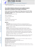 Cover page: Association between advanced cancer patient‐caregiver agreement regarding prognosis and hospice enrollment