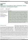 Cover page: Hyaluronan in liver fibrosis: basic mechanisms, clinical implications, and therapeutic targets