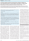 Cover page: Coal home heating and environmental tobacco smoke in relation to lower respiratory illness in Czech children, from birth to 3 years of age