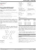 Cover page: Bis[1-(1-adamantyliminomethyl)-2-naphtholato-κ2N,O]cobalt(II)