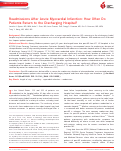 Cover page: Readmissions After Acute Myocardial Infarction: How Often Do Patients Return to the Discharging Hospital?