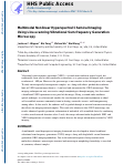 Cover page: Multimodal Nonlinear Hyperspectral Chemical Imaging Using Line-Scanning Vibrational Sum-Frequency Generation Microscopy.