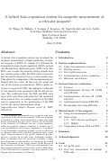 Cover page: A hybrid data acquisition system for magnetic measurements of accelerator magnets