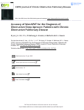 Cover page: Accuracy of WatchPAT for the Diagnosis of Obstructive Sleep Apnea in Patients with Chronic Obstructive Pulmonary Disease