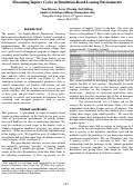 Cover page: Measuring Inquiry Cycles in Simulation-Based Leaning Environments