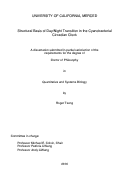 Cover page: Structural Basis of Day/Night Transition in the Cyanobacterial Circadian Clock