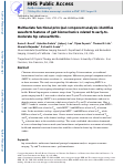 Cover page: Multivariate functional principal component analysis identifies waveform features of gait biomechanics related to early‐to‐moderate hip osteoarthritis