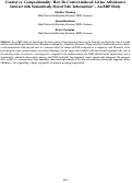 Cover page: Context vs. Compositionality: How Do Context-induced Ad-hoc Affordances Interact with Semantically Stored Telic Information? -- An ERP Study