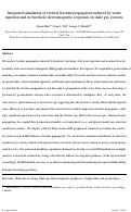 Cover page: Integrated simulation of vertical fracture propagation induced by water injection and its borehole electromagnetic responses in shale gas systems