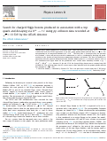 Cover page: Search for charged Higgs bosons produced in association with a top quark and decaying via H±→τν using pp collision data recorded at s=13&nbsp;TeV by the ATLAS detector