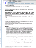 Cover page: Relationship between vapor intrusion and human exposure to trichloroethylene