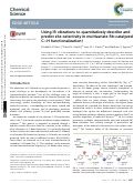 Cover page: Using IR vibrations to quantitatively describe and predict site-selectivity in multivariate Rh-catalyzed C–H functionalization