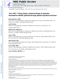 Cover page: “Am I OK?” using human centered design to empower rheumatoid arthritis patients through patient reported outcomes