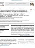 Cover page: Effects of prior testing lasting a full year in NCANDA adolescents: Contributions from age, sex, socioeconomic status, ethnicity, site, family history of alcohol or drug abuse, and baseline performance