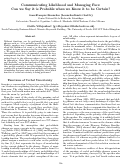 Cover page: Communicating Likelihood and Managing Face: Can We Say it is Probable When We Know it to be Certain?