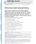 Cover page: Mutation Analysis and Disease Features at Presentation in a Multi‐Center Cohort of Children With Monogenic Cholestasis