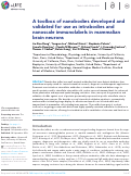 Cover page: A toolbox of nanobodies developed and validated for use as intrabodies and nanoscale immunolabels in mammalian brain neurons