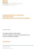 Cover page of California Traffic Safety Survey 2018: Data Analysis and Comparison with 2010-2017 Survey Data Results