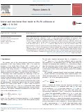 Cover page: Linear and non-linear flow mode in Pb–Pb collisions at sNN=2.76&nbsp;TeV