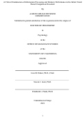 Cover page: A Critical Examination of Information Processing and Memory Performance in the Infant Visual Paired Comparison Procedure