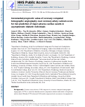 Cover page: Incremental prognostic value of coronary computed tomographic angiography over coronary artery calcium score for risk prediction of major adverse cardiac events in asymptomatic diabetic individuals