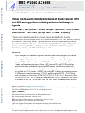 Cover page: Trends in one-year cumulative incidence of death between 2005 and 2013 among patients initiating antiretroviral therapy in Uganda