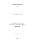 Cover page: Developmental, Genetic, and Cognitive Correlates of Structural Brain Connectivity