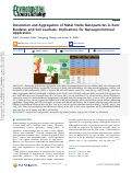 Cover page: Dissolution and Aggregation of Metal Oxide Nanoparticles in Root Exudates and Soil Leachate: Implications for Nanoagrochemical Application.