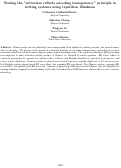 Cover page: Testing the "activation reflects encoding transparency" principle in writing systems using repetition blindness