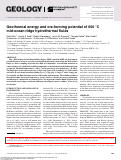 Cover page: Geothermal energy and ore-forming potential of 600 °C mid-ocean-ridge hydrothermal fluids