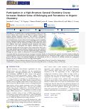 Cover page: Participation in a High-Structure General Chemistry Course Increases Student Sense of Belonging and Persistence to Organic Chemistry.