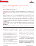 Cover page: Predictors of Death in Adults With Duchenne Muscular Dystrophy-Associated Cardiomyopathy.