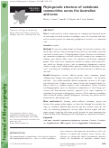 Cover page: Phylogenetic structure of vertebrate communities across the Australian arid zone