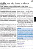 Cover page: Bistability in the redox chemistry of sediments and oceans