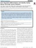 Cover page: Dicer Regulates Differentiation and Viability during Mouse Pancreatic Cancer Initiation