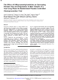 Cover page: The effect of difluoromethylornithine on decreasing prostate size and polyamines in men: results of a year-long phase IIb randomized placebo-controlled chemoprevention trial.