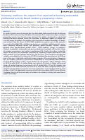 Cover page of Assessing readiness: the impact of an experiential learning entrustable professional activity-based residency preparatory course