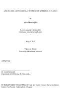 Cover page: Aneuploidy and Toxicity Aassessment of Bisphenol A, F, and S 