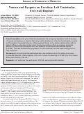 Cover page: Nausea and Dyspnea on Exertion: Left Ventricular Free-wall Rupture