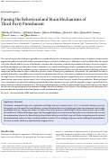 Cover page: Parsing the Behavioral and Brain Mechanisms of Third-Party Punishment.