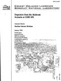 Cover page: Departure from the Hadronic Scenario at CERN SPS