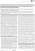 Cover page: The B3 Subunit of the Cone Cyclic Nucleotide-gated Channel Regulates the Light Responses of Cones and Contributes to the Channel Structural Flexibility.
