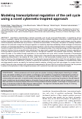 Cover page: Modeling transcriptional regulation of the cell cycle using a novel cybernetic-inspired approach.