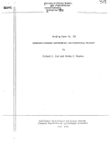 Cover page: Uncertain economic environments and conditional policies