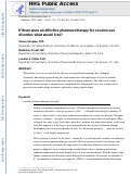 Cover page: If there were an effective pharmacotherapy for cocaine use disorder, what would it do?