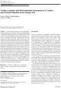 Cover page: Techno-economic and Environmental Assessment of p-Cymene and Pectin Production from Orange Peel